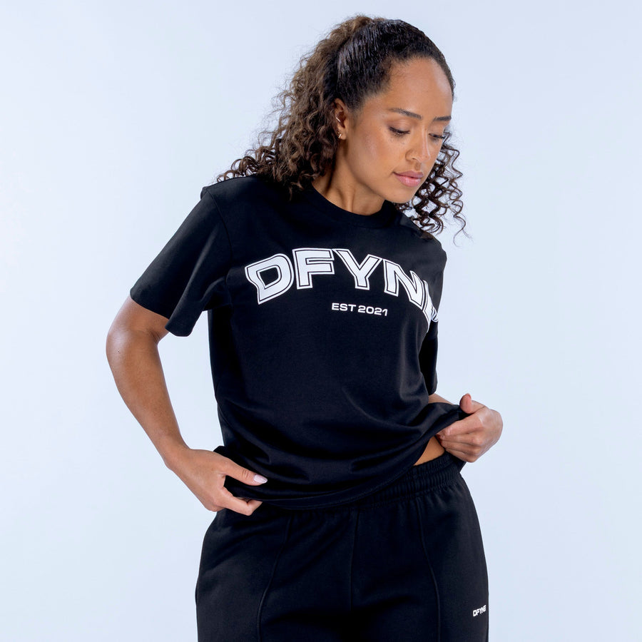 T-shirt oversize imprimé Revive Noir minuit